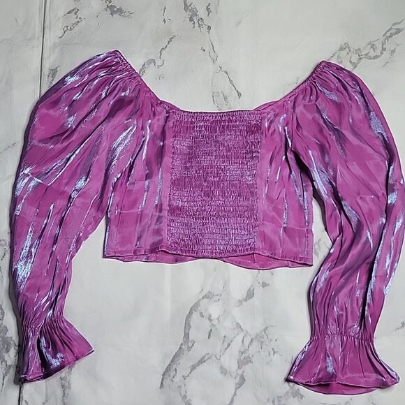 Entro Pink/Purple Iridescent Corset Top - Picture 4 of 4